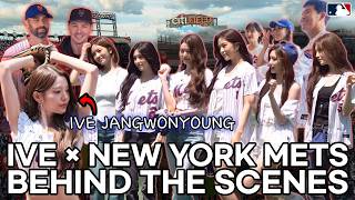 JANGWONYOUNG’s First Pitch Behind the Scenes!! IVE takes over Citi Field⚾️