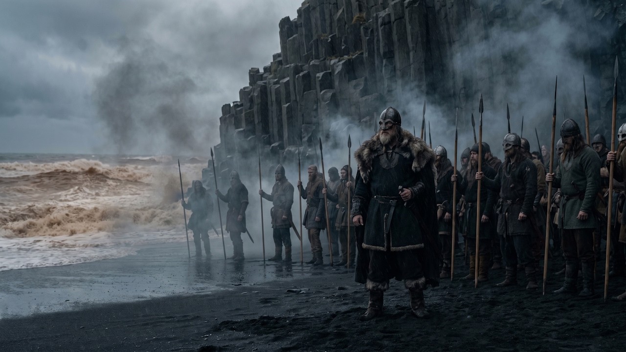 Vikings Guard the Coastal Cliffs | Majestic Norse Battle Anthem