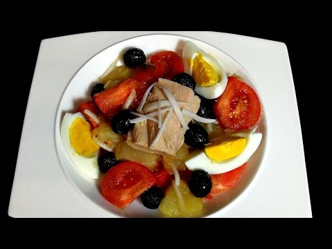 Ensalada de tomate y patata