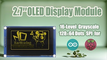 SPI Yellow 2.7 inch OLED Display Module 128x64 Arduino,Raspberry Pi