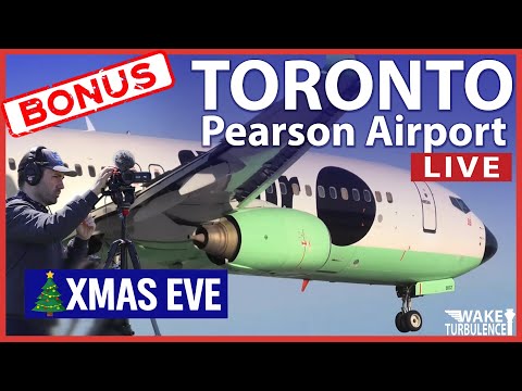 🔴LIVE Toronto Pearson Christmas Eve Operations | CYYZ Dec 24 Bonus Stream