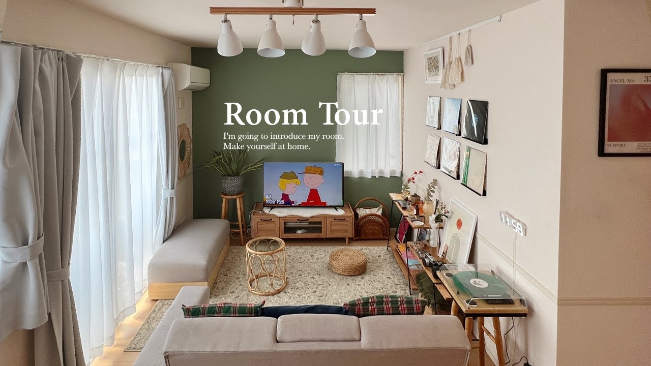 【ルームツアー】ウッドとDIYでお部屋づくり。ナチュラルインテリアと無機質アイテムでお気に入りの空間に｜キッチン収納｜夫婦二人暮らし・1LDK ...