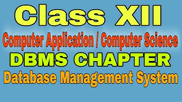 DBMS SQL Part 2 Class XII  Computer Science and Computer Application WBCHSE CBSE IN Bengali