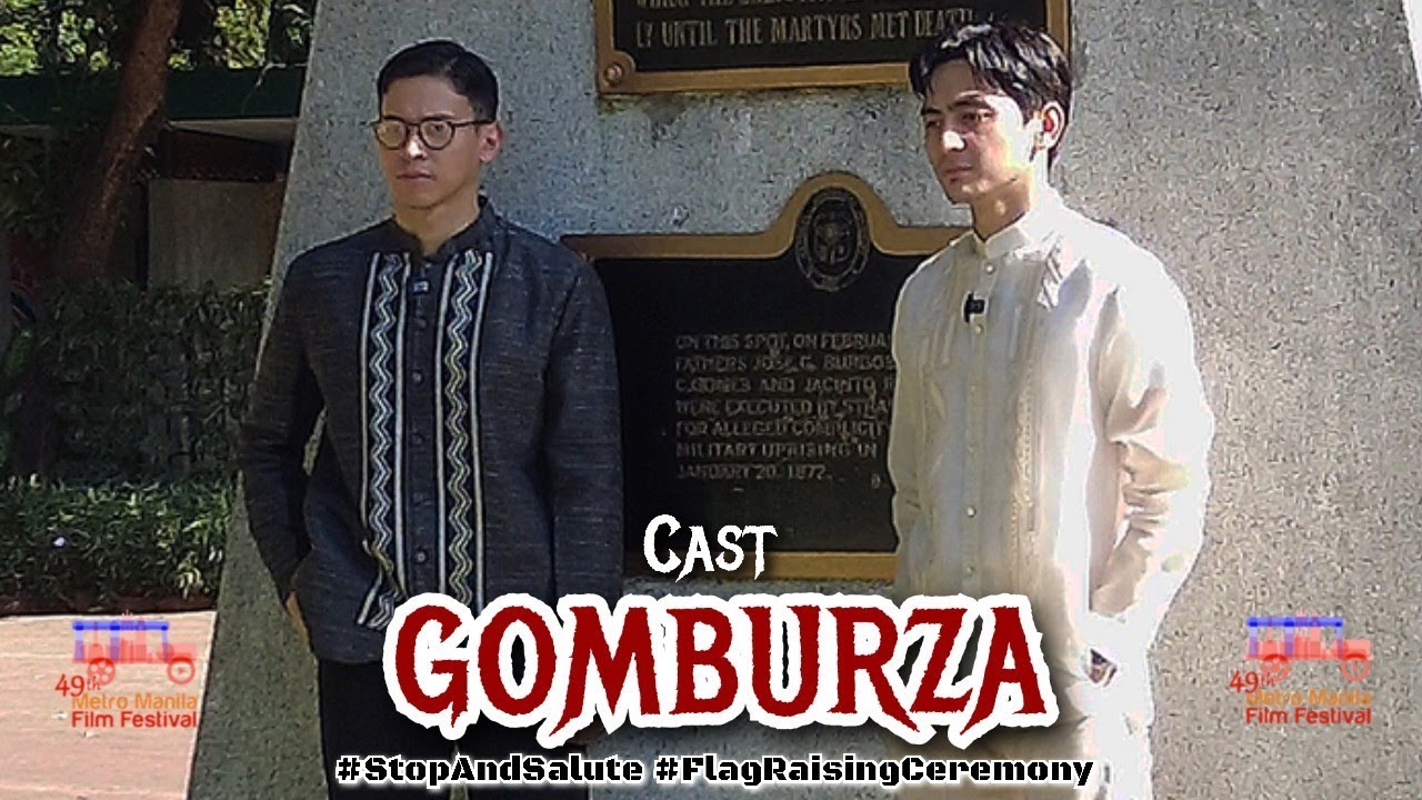 MMFF Gomburza Cast Enchong Dee & Cedrick Juan Attended Stop&Salute to a Clean Flag with Michelle Dee