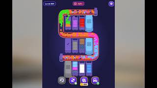 LOOP SORT Game Play, Level 801 Solution