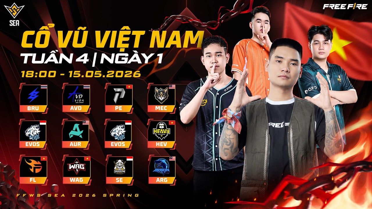 WAG , HEAVY , FLASH , PE   TUẦN CUỐI . LIỆU CÓ VÀO CHUNG KẾT GIẢI ĐÔNG NAM Á