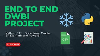 End-to-End DWBI Project: Real-Life Data Integration with Snowflake, Python, SQL & PowerBI