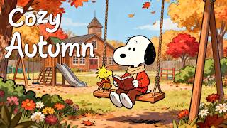 Cozy Autumn Day with Snoopy 🍁🎷 Soft Jazz for Peaceful Afternoon Moments at Snoopy Station screenshot 5