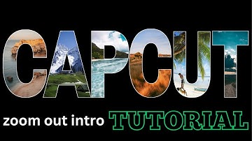 Capcut PC Tutorial: Create a Stunning Zoom-Out Text Intro (Step-by-Step Guide) #capcut