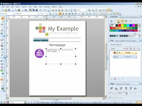 Serif Web Plus Series - Basic Website - Part 1/15