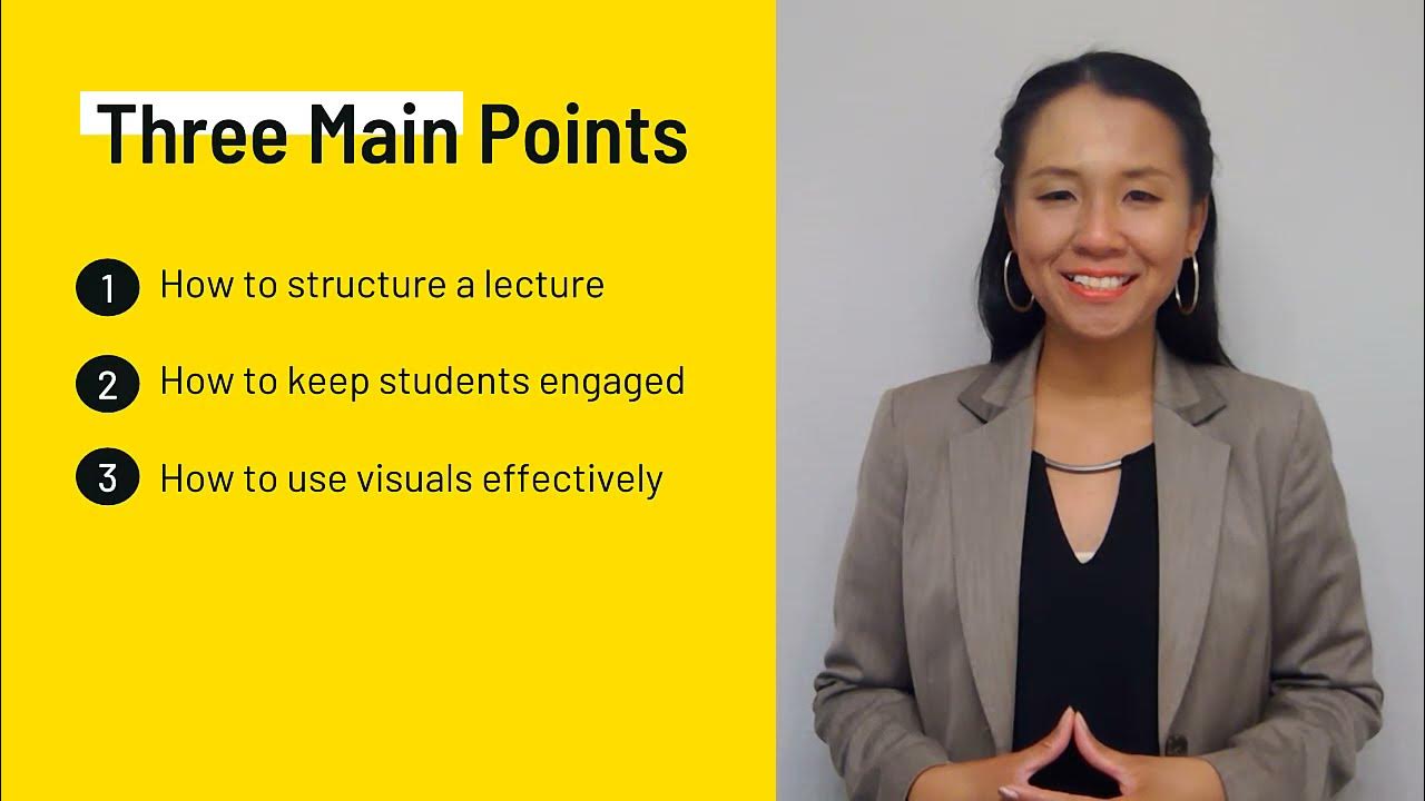 Best Practices for Creating Video Lectures YouTube