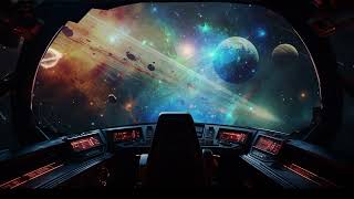 Deep Layered Brown Noise ( 3 Hours ) - Spaceship Cockpit Ambience | White Noise | Deep Sleep