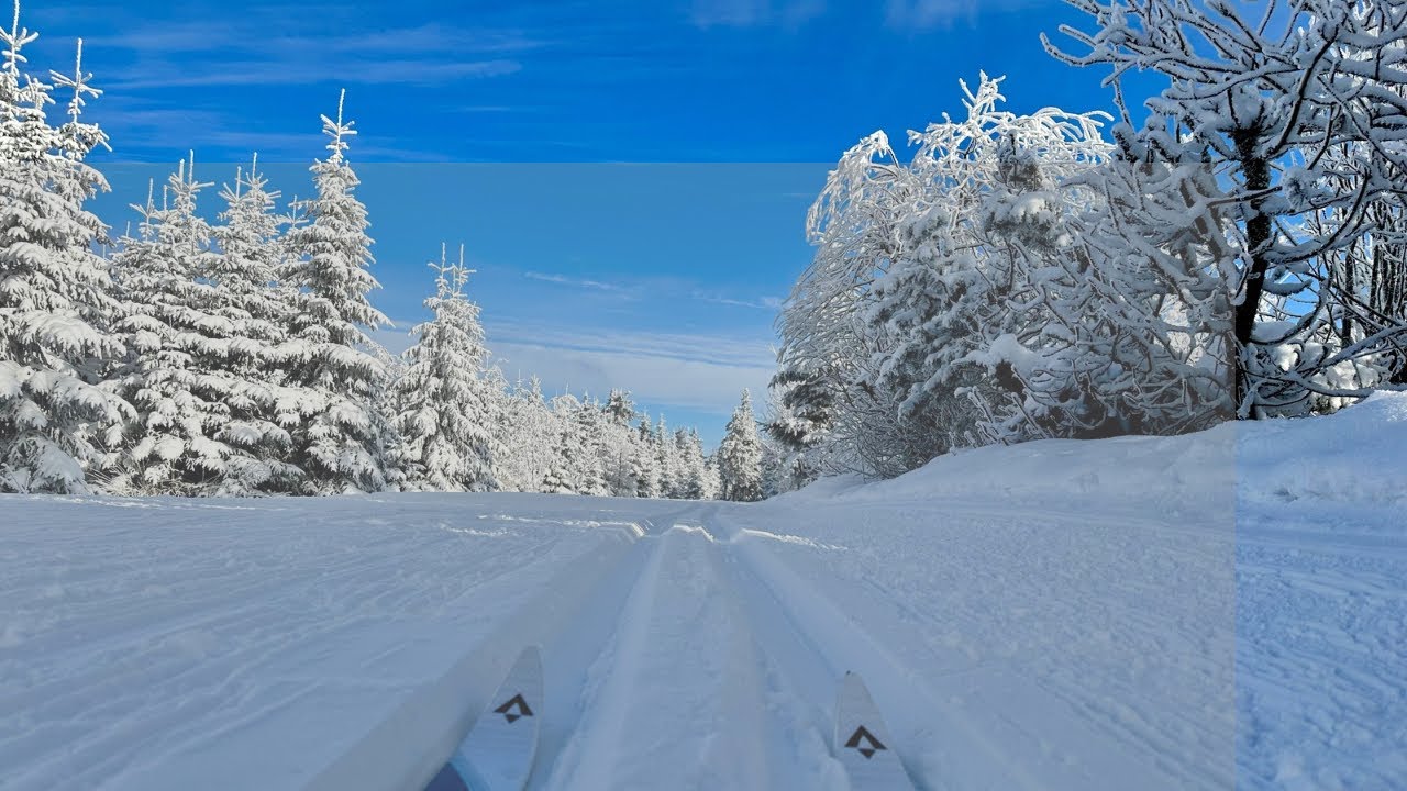 ❄️ Höhenloipe und Eliteloipe am Fichtelberg (Erzgebirge)