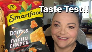 Taste Test ! Doritos Nacho Cheese Smartfood Popcorn