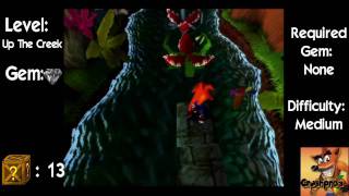 Lets Play Crash Bandicoot - Part 10 - Up The Creek - Leaf Powers, Activate!