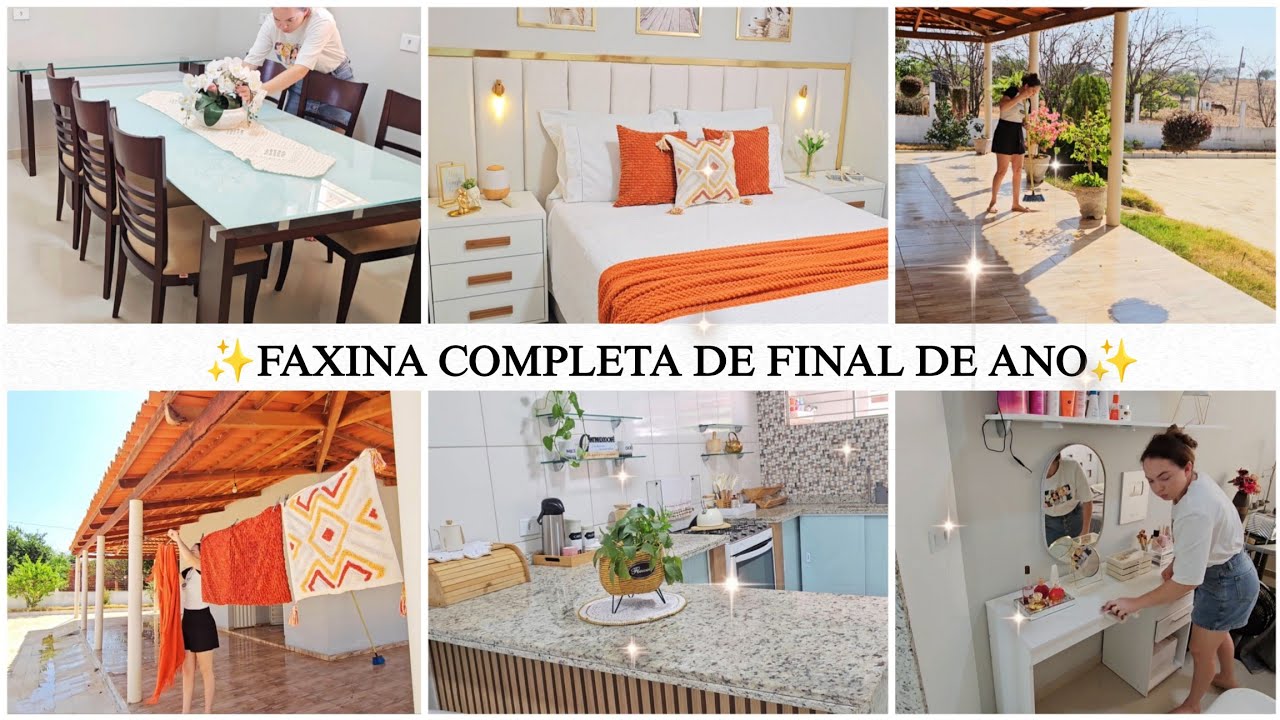FAXINA COMPLETA DE FINAL DE ANO | LAVEI TUDO | MUDANÇA | DONA DE CASA 🏠 MORANDO NO SÍTIO