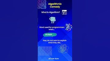 What is algorithm? #humor #programming #jokes #shorts