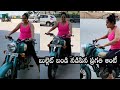 Actress pragathi bullet riding  pragathi riding bike  filmyfocuscom