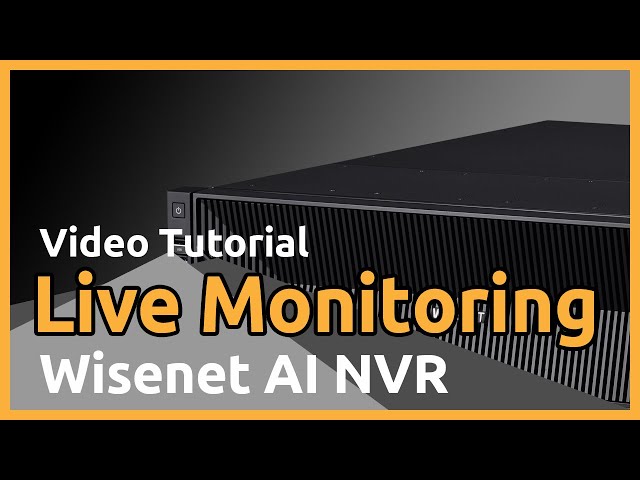 [Wisenet AI NVR] Live Monitoring (ENG Sub.) Default Thumbnail