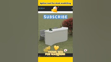 Desk modeling in 3dsmax using spline tool #3dsmax #art #3dmodeling#shorts#shortsvideo
