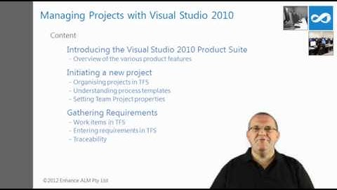 Managing Projects with Visual Studio 2010 course overview