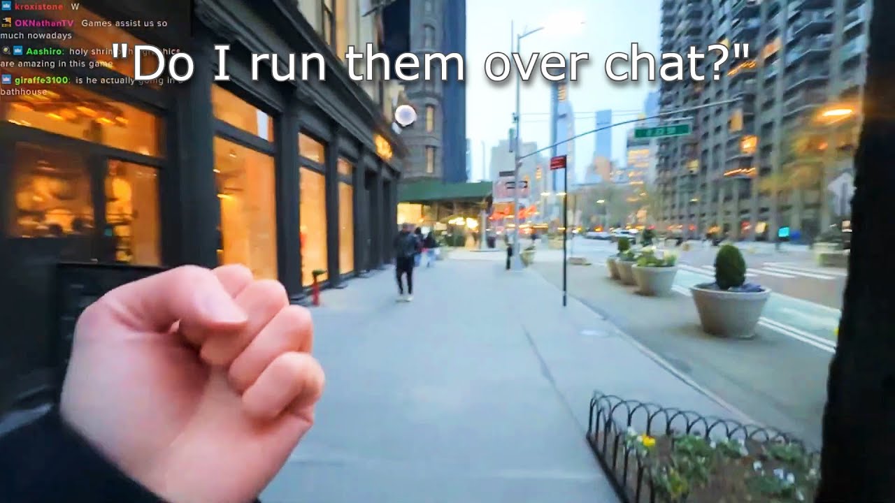 Letting chat control me IRL in NYC