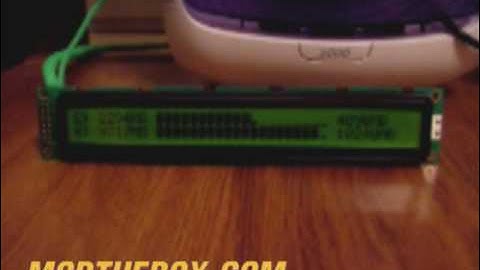 DIY Parallel Port LCD Demonstration