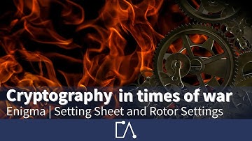 🇬🇧 Classical Cryptography - Times of war - Enigma Setting Sheet + Rotor Settings | Embedded Academy
