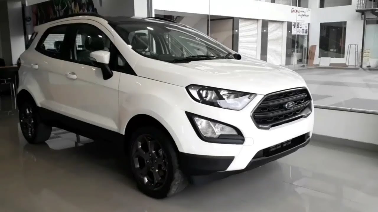 Ford EcoSport S Edition Diamond White Exterior and Interior YouTube