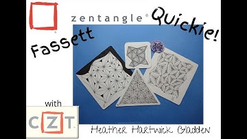 Zentangle® Quickie: Fassett