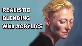 Unlock the secrets of acrylic portrait painting—watch the magic happen! screenshot 5