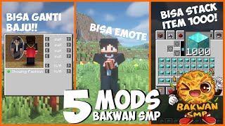 5 MODS YANG DIPAKAI BAKWAN SMP -Minecraft Java Edition