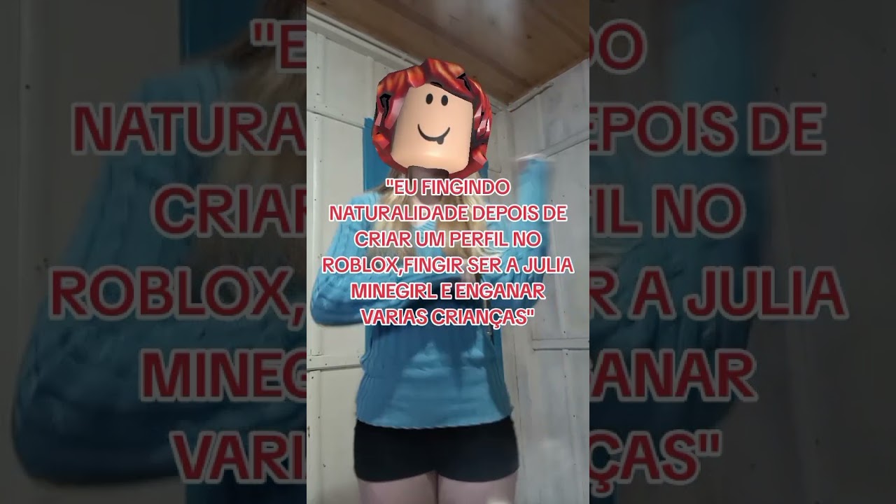 SOU A JULIA MINEGIRL??😱 #roblox #flowers #entretenimiento #shortvideo