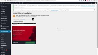 one click install WordPress Theme Redbiz