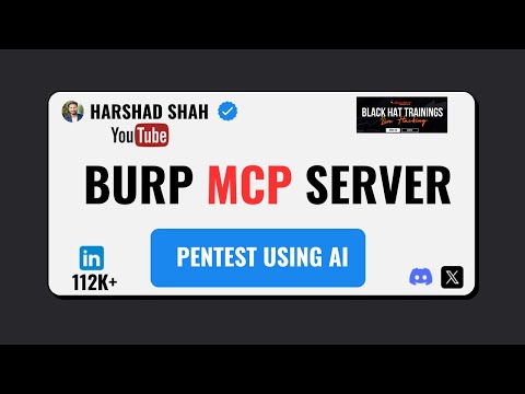 Setting Up Burp MCP Server on Claude Desktop - video from Hacker Associate