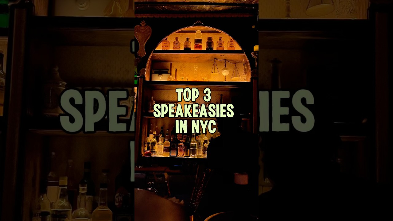 [SAVE + SHARE] TOP SPEAKEASIES IN NYC 🍸🗽