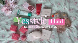 YESSTYLE Korean & Japanese Beauty Haul 🎀✨ | Milk Touch, Laneige, Purito, &honey + More