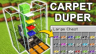 The BEST Carpet Duplicator Glitch FARM in Minecraft 1.20.6 (Tutorial)