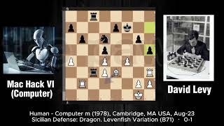 Mac Hack Vi Computer Vs David Levy In 1978