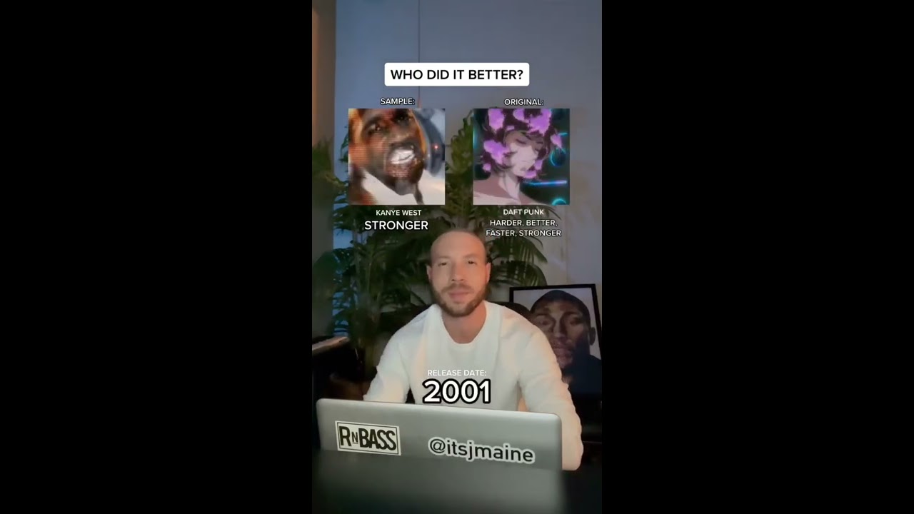 Who Did It Better Kanye West Stronger Or Daft Punk Shorts Kanyewest Daftpunk Sample Samples