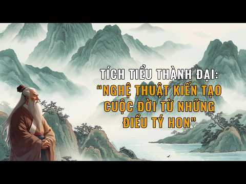TÍCH TIỂU THÀNH ĐẠI: "NGHỆ THUẬT KIẾN TẠO CUỘC ĐỜI TỪ NHỮNG ĐIỀU TÝ HON"