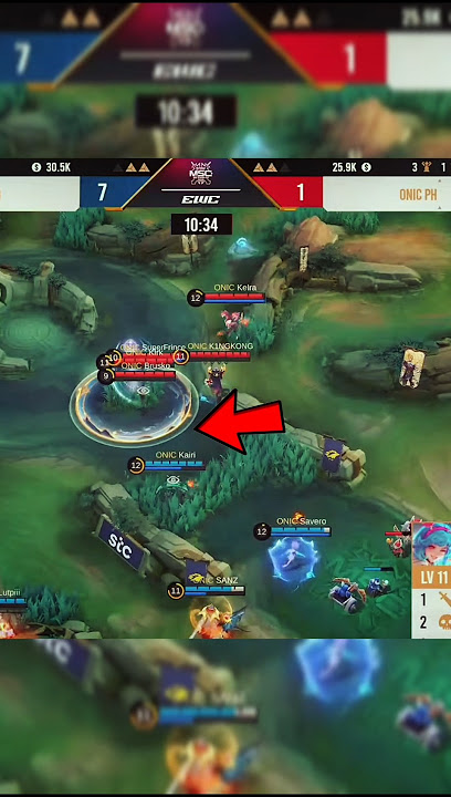 ONIC Kairi didn't expect that new teleport trick from Lou Yi 😱 #kairi #onickairi #mlbb