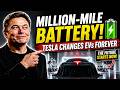 Tesla’s Million-Mile Battery REVEALED 🔋 | Elon Musk Changes EVs Forever | Industry SHOCKED