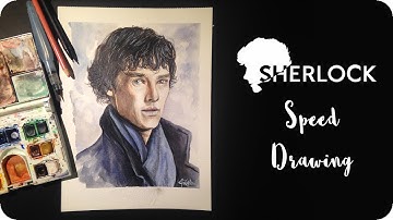 Sherlock Holmes (Benedict Cumberbatch) Speed Painting