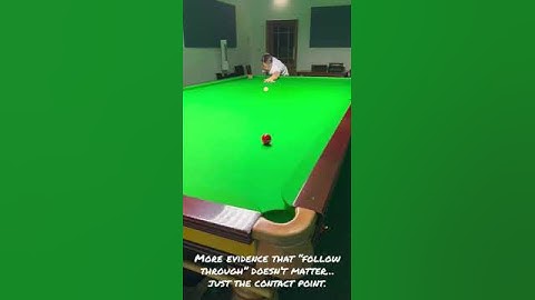 More evidence “follow through” doesnt matter. Just the contact point #foryoupage #snooker #viral