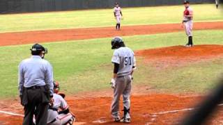 20110221九九大專盃 北體文化9曾琮萱VS王天巍內飛