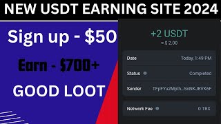 New Usdt Mining Site Today | Usdt Earning Site 2024 | New Usdt Shopping Mall Site | Trx Mining Site