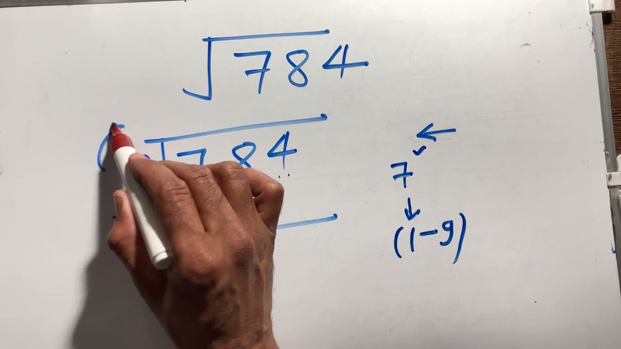 784 ka vargarmul | 784 ka square root Kaise nikale | Maths | Hindi