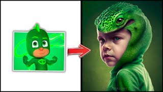 This is unbelievable! This is what PJ Masks characters look like in REAL LIFE! screenshot 1