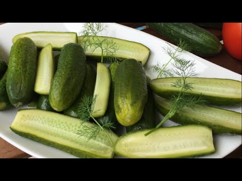 Готовим у Каси / В гостях у Каси Малосольные огурцы, очень вкусные ...